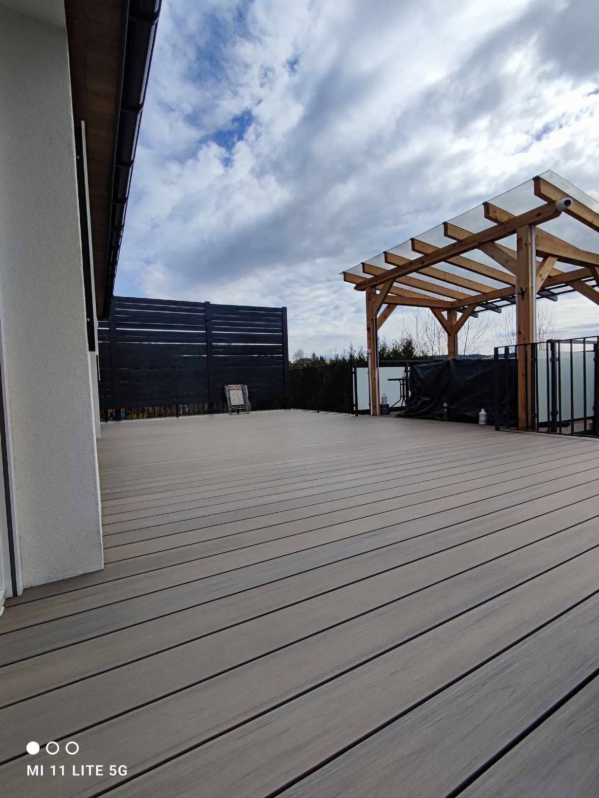 Floating deck – construction